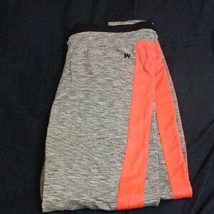 2 Nicki Minaj Gray Joggers One With Pink Strip And One With Green